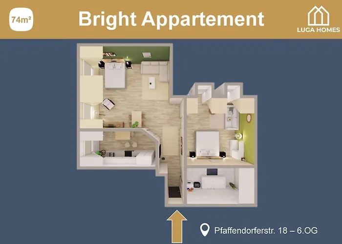 Luga Homes - Rosental Апартаменты *